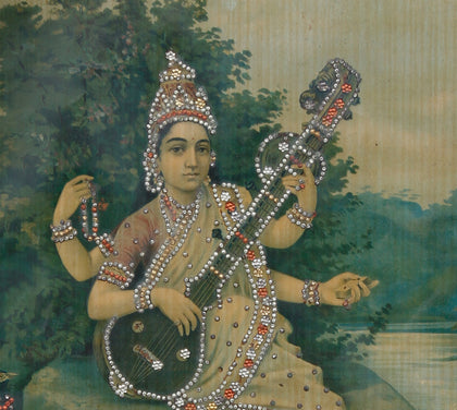 Saraswati - 07, Raja Ravi Varma, Balaji Art - Artisera