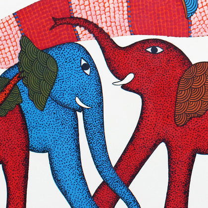 Gond - Untitled 101, Rajendra Kumar Shyam, Arts of the Earth - Artisera