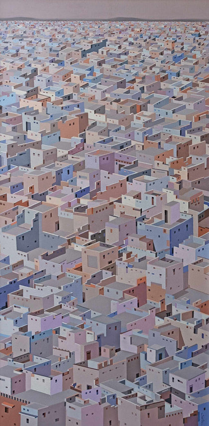 The Blue Cube: Unraveling a City 11, Madan Pawar, Trail of Hope - Artisera