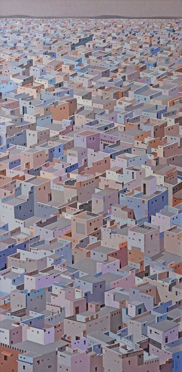 The Blue Cube: Unraveling a City 11, Madan Pawar, Trail of Hope 2.0 - Artisera