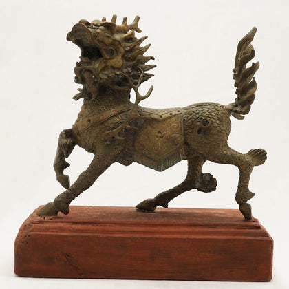 Oriental Qilin, Temple Guardian, , Ethnic Art Collectibles - Artisera
