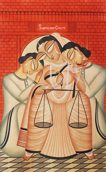 Amar Nidhane Dujon Shoman, Anwar Chitrakar, Emami Chisel Art - Artisera