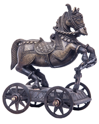 Chariot Horse Pull Toy, , Balaji's Antiques and Collectibles - Artisera