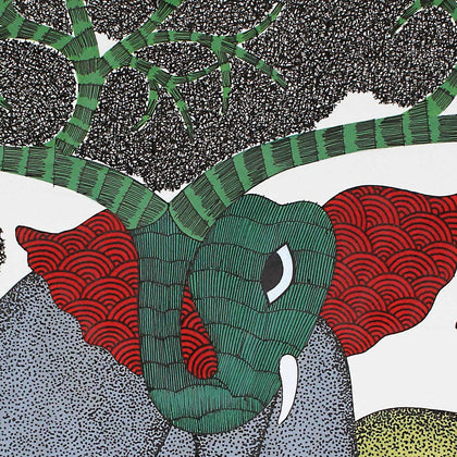 Gond - Untitled 102, Rajendra Kumar Shyam, Arts of the Earth - Artisera