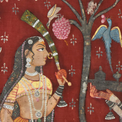 Gopis Under Tree - 03, , Ethnic Art - Artisera