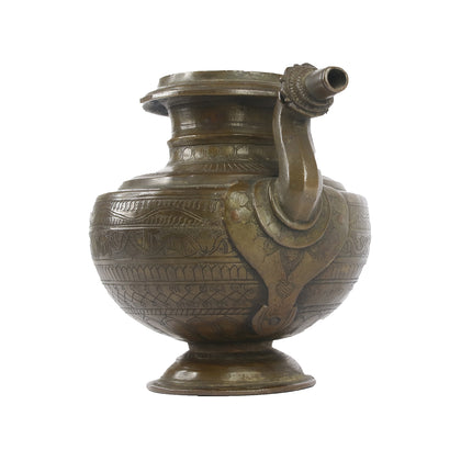 Hindu Ritual Lota with Spout, , Balaji's Antiques and Collectibles - Artisera