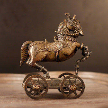 Chariot Horse Pull Toy, , Balaji's Antiques and Collectibles - Artisera