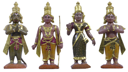 Ram, Sita, Laxman and Hanuman, , Kinnala Art - Artisera