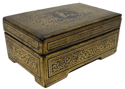 Burmese Lacquer Trinket Box 01, , Burmese Lacquerware - Artisera