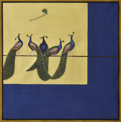 Peacocks - 03, Nemichand, Ethnic Art - Artisera