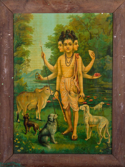 Dattatreya, Raja Ravi Varma, Balaji Art - Artisera