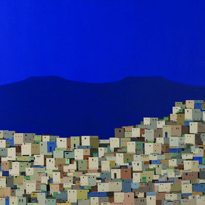 The Blue Cube: Unraveling a City 05, Madan Pawar, Internal - Artisera