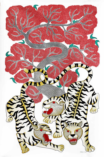 Gond - Untitled 114, Rajendra Kumar Shyam, Arts of the Earth - Artisera