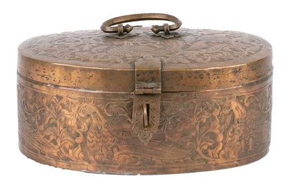 Deccan Oval Box, , Balaji's Antiques and Collectibles - Artisera