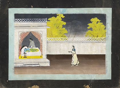 Krishna with Vasudeva and Yashoda, , Indian Miniatures - Artisera