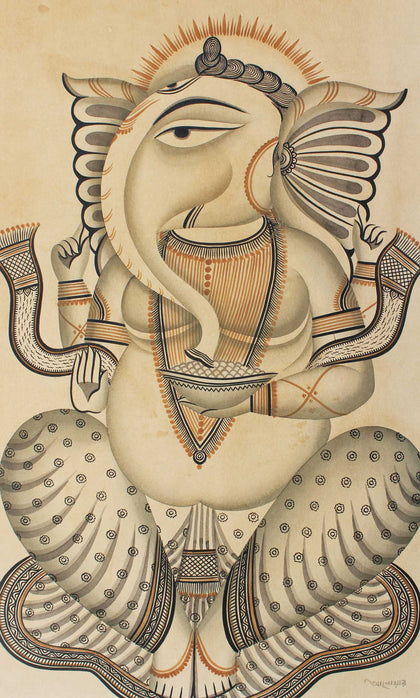 Mongal Murti, Anwar Chitrakar, Emami Chisel Art - Artisera