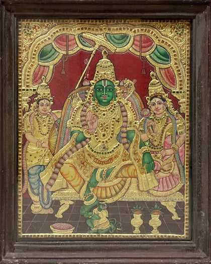 Rama with Sita, Lakshman and Hanuman, , Mriya Arts - Artisera