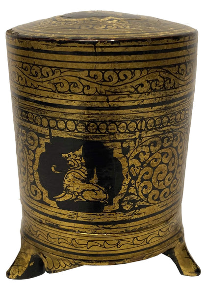 Burmese Lacquer Trinket Box 02, , Burmese Lacquerware - Artisera