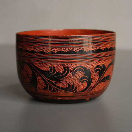 Burmese Lacquer Finger Bowl 01, , Burmese Lacquerware - Artisera