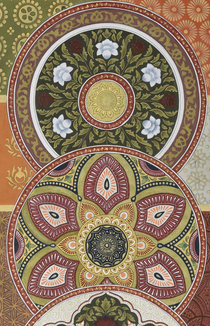 Mughal Patterns - 01, Nemichand, Ethnic Art - Artisera