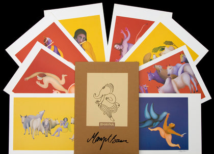 Bhavna (Set of 8), Manjit Bawa, Archer Art Gallery - Artisera