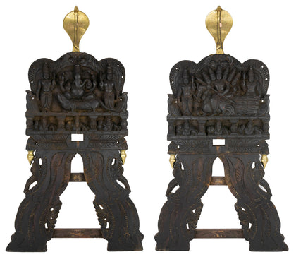 Pair of Kavadi Panels, , Balaji's Antiques and Collectibles - Artisera