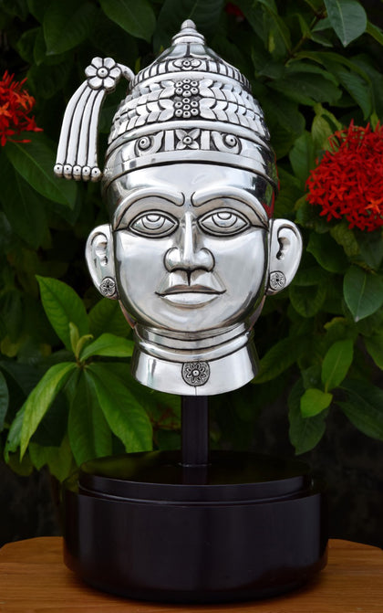 Shiva Head 3, , Silver Showpieces - Artisera