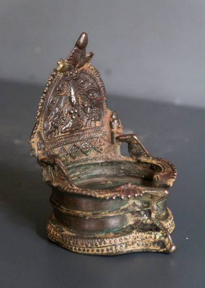 Gajalakshmi Oil Lamp - 02, , Ritual Lamps - Artisera