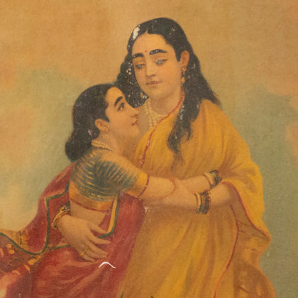 Menaka and Shakuntala - 02, Raja Ravi Varma, Balaji Art - Artisera