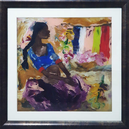 Badami Woman 01, JMS Mani, Internal - Artisera