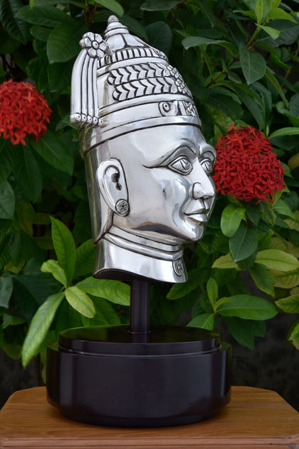 Shiva Head 3, , Silver Showpieces - Artisera