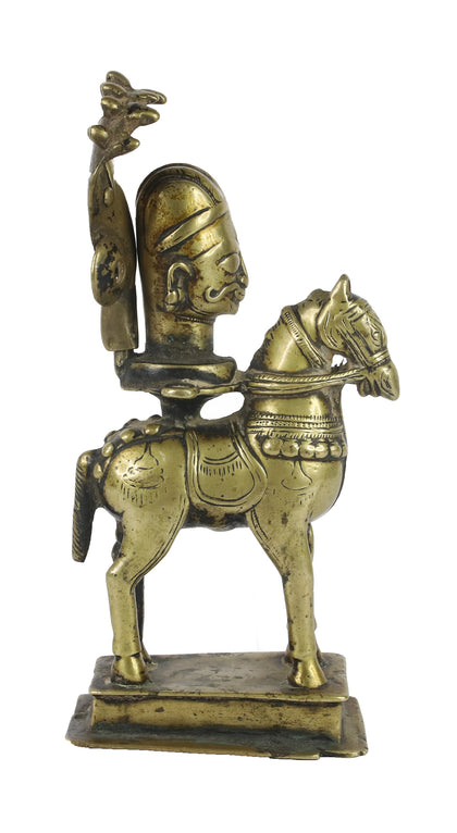 Mukhalinga on Horse, , Balaji's Antiques and Collectibles - Artisera