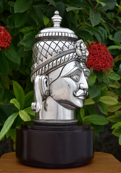 Shiva Head 4, , Silver Showpieces - Artisera