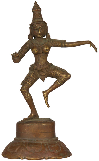 Dancing Parvati, , Lost Wax Bronze Sculptures - Artisera