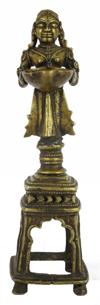 Indo Islamic Style Deepalakshmi, , Ritual Lamps - Artisera