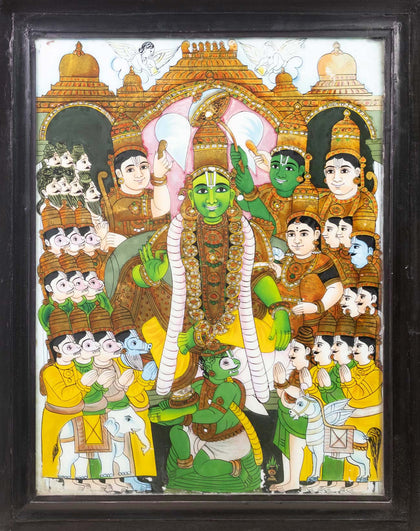 Rama's Coronation - 03, , Balaji Reverse Glass - Artisera