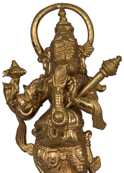 Aadyanta Prabhu (Half Ganesha Half Hanuman), , Lost Wax Bronze Sculptures - Artisera
