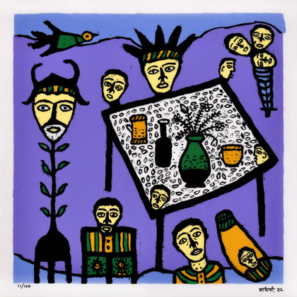 Picnic by the Lake, Madhvi Parekh, Archer Art Gallery - Artisera