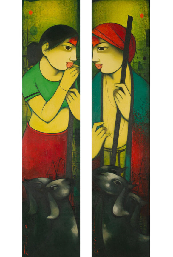 Untitled AP27 (Set of 2), Anand Panchal, Trail of Hope 2.0 - Artisera