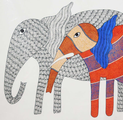 Gond - Untitled 49, Rajendra Kumar Shyam, Arts of the Earth - Artisera