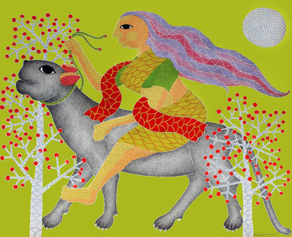 Gond - Untitled 113, Venkat Raman Singh Shyam, Arts of the Earth - Artisera