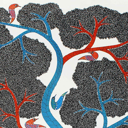 Gond - Untitled 87, Rajendra Kumar Shyam, Arts of the Earth - Artisera