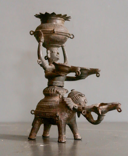 Panchadipa Lakshmi Lamp - II, , Ritual Lamps - Artisera
