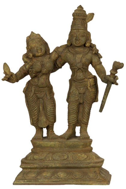 Radha Krishna, , Lost Wax Bronze Sculptures - Artisera