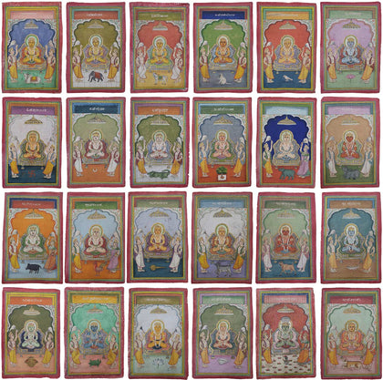 24 Jain Tirthankaras, , Indian Miniatures - Artisera