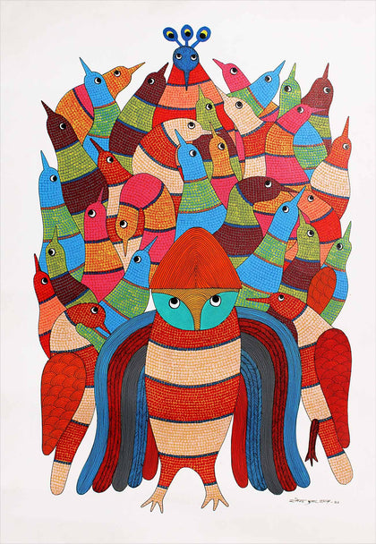 Gond - Untitled 88, Rajendra Kumar Shyam, Arts of the Earth - Artisera