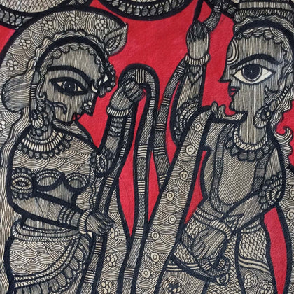 Madhubani - Untitled AKJ 21, A Kumar Jha, Gallery Ragini - Artisera