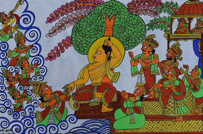 Phad 25 - Mahaveer Swami Diksha, , Phad Art - Artisera