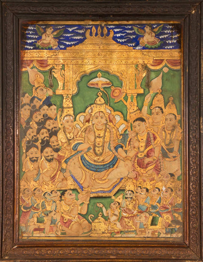 Rama Pattabhishekam, , Mysore Paintings - Artisera