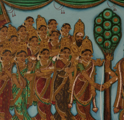 Girija Kalyana (Shiva's Marriage), , Mysore Paintings - Artisera